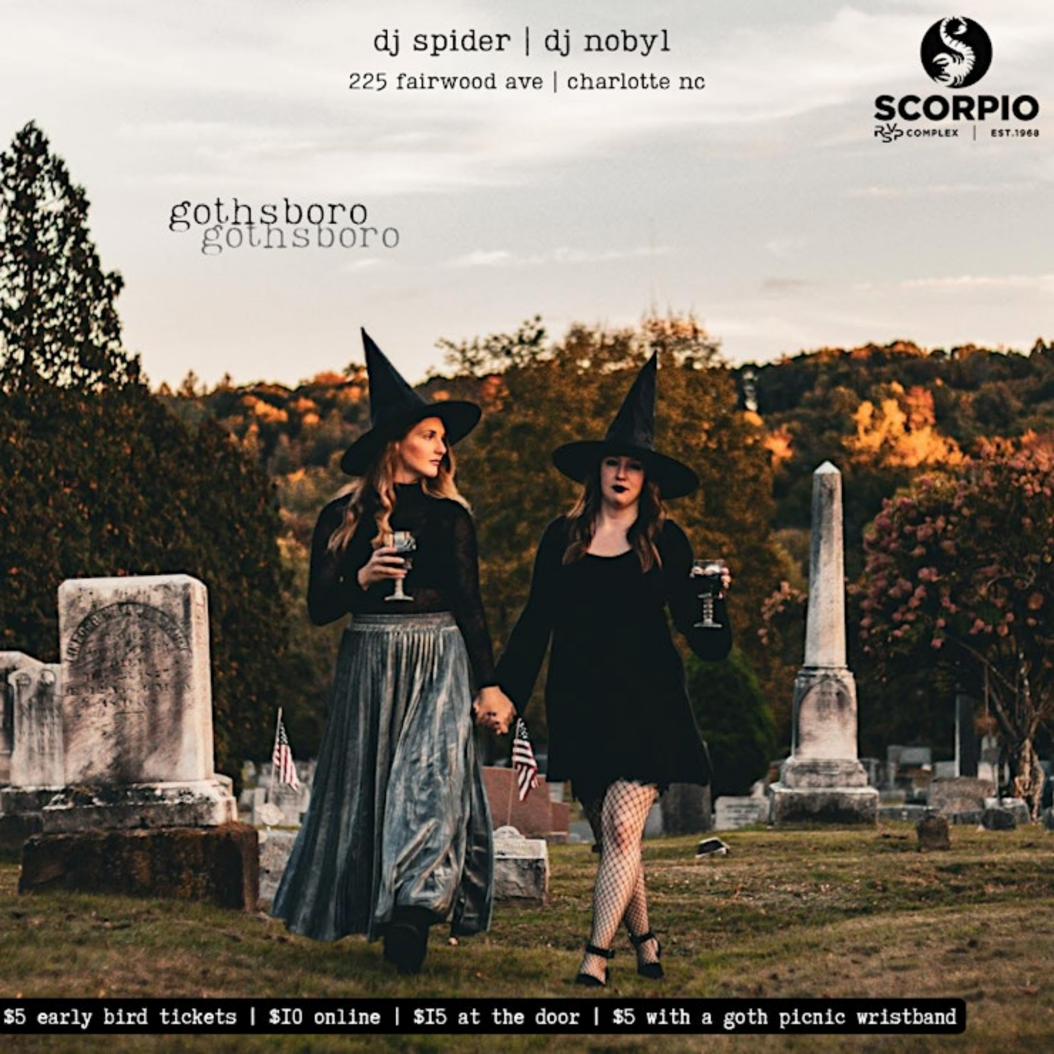Gothsboro Invades Queen City - World Goth Day Picnic After Party