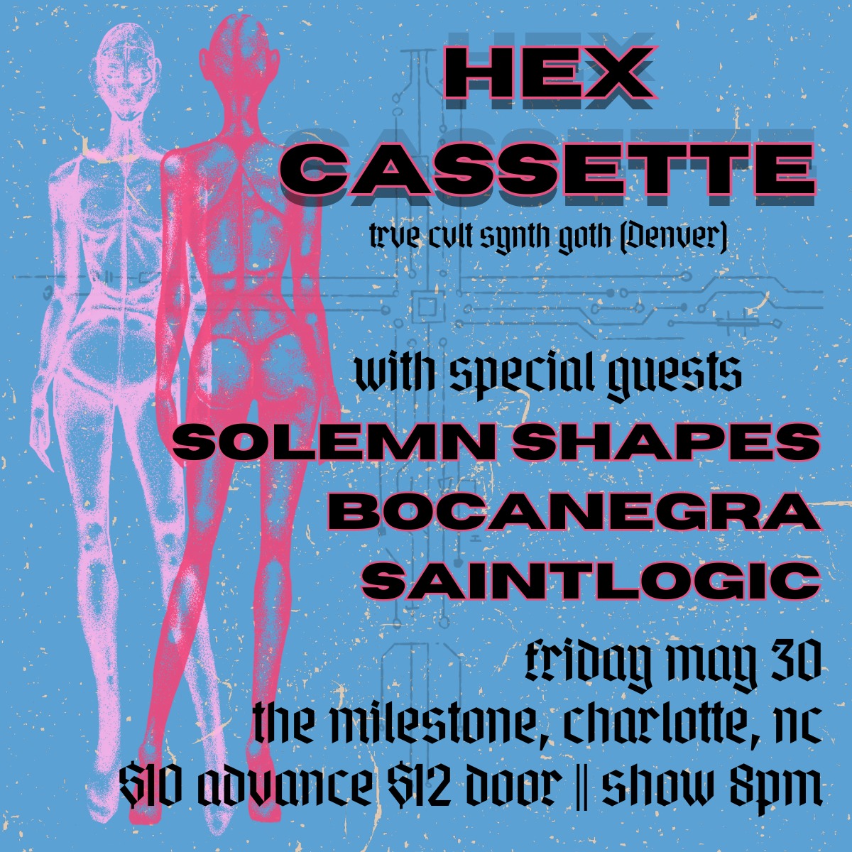 Hex Cassette, Saintlgoic, Solemn Shapes & Bocanegra