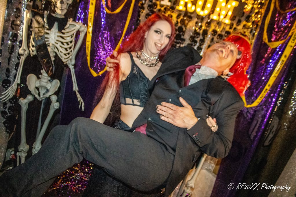 Crowd of people at Digital Noir Goth Prom at the Milestone in Charlotte