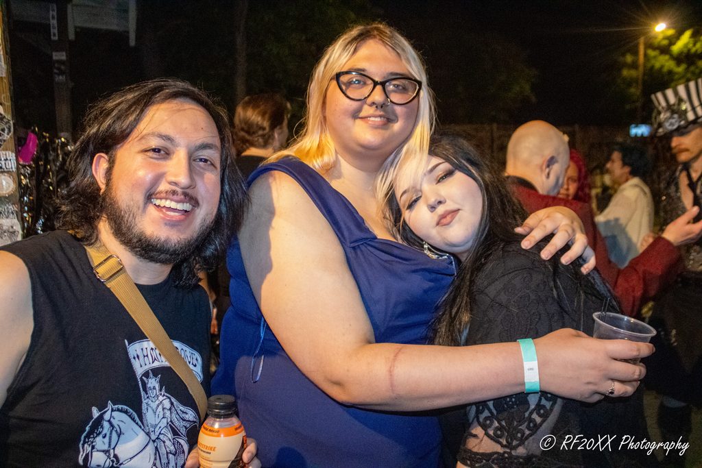 Crowd of people at Digital Noir Goth Prom at the Milestone in Charlotte
