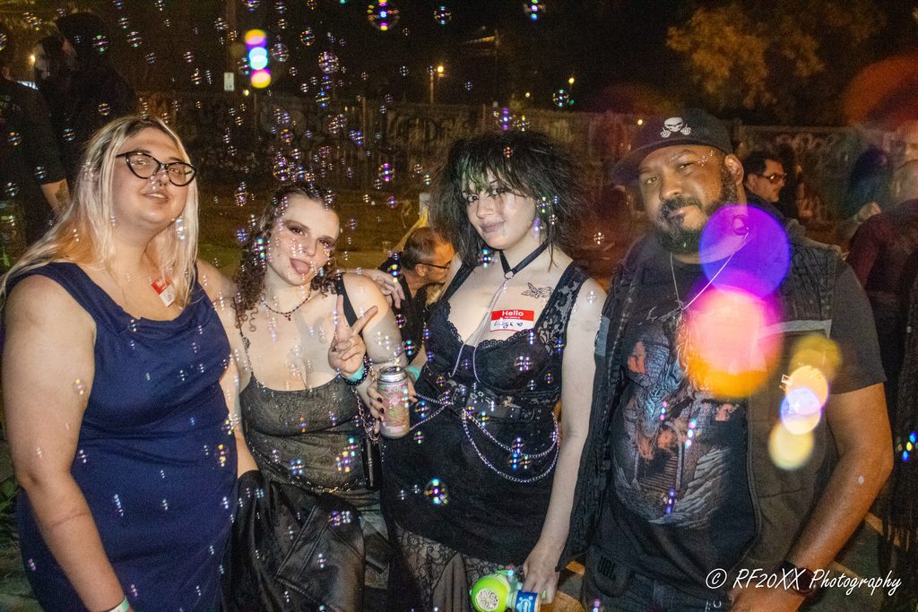Crowd at digital Noir Goth Prom May 2026