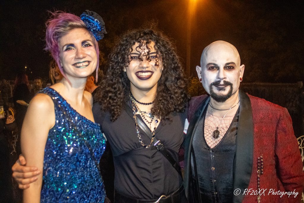 Lydia, Xaq &amp; Ernie at Digital Noir Goth Prom